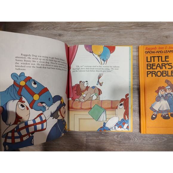 Raggedy Ann and Andy's Grow and Learn Library Volume 1 And 2 (Hardcover) 1988 - Picture 3 of 5